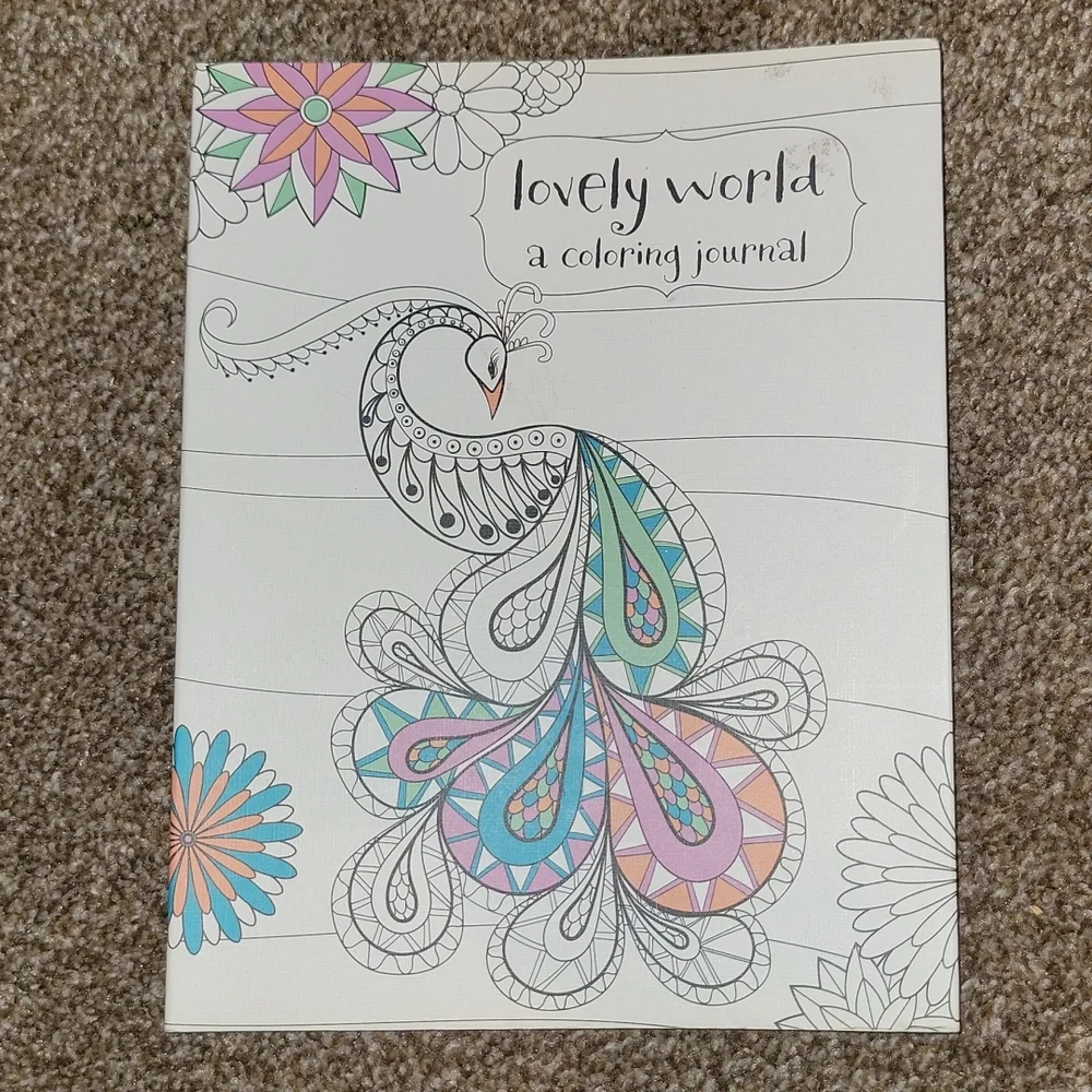 Lovely world a coloring journal
